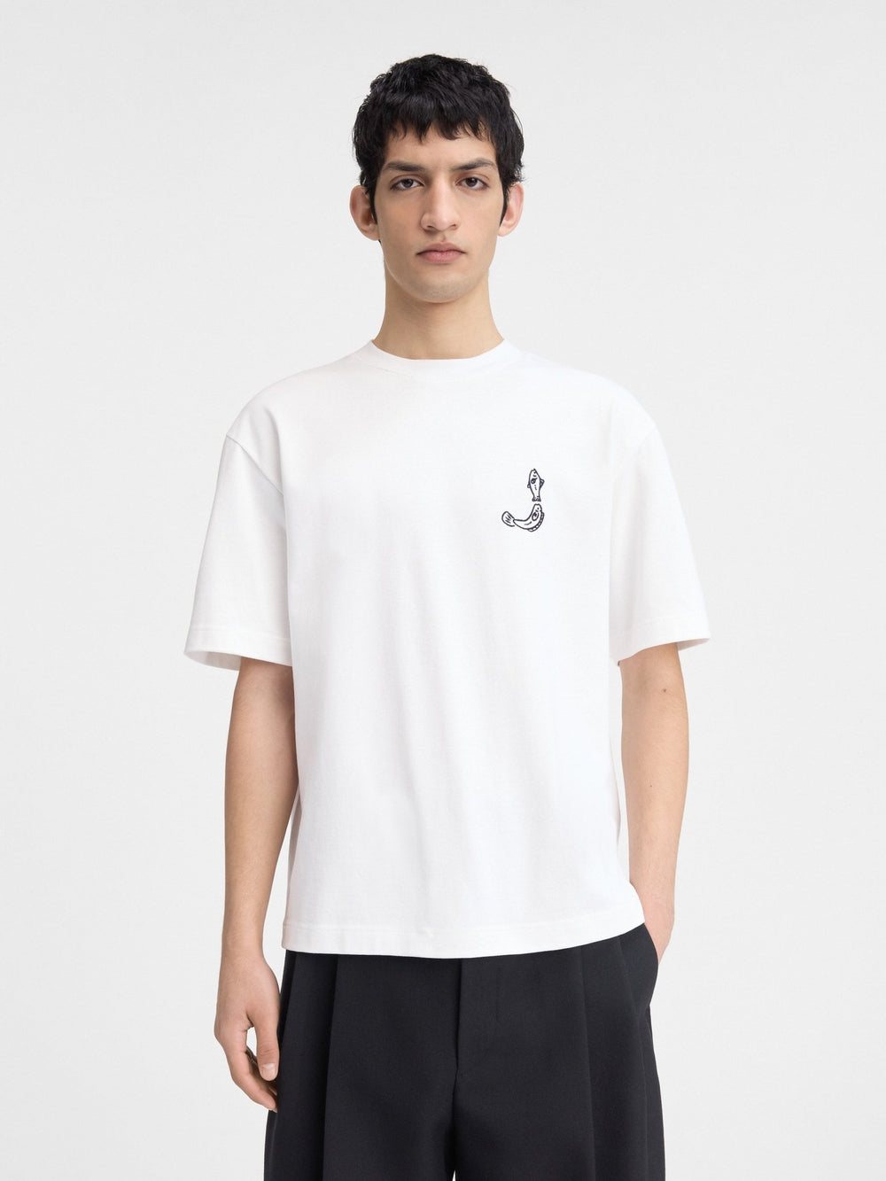 JACQUEMUS Le t - shirt Merù LA CASA T - shirt à broderie logo Fisherman. - Lothaire