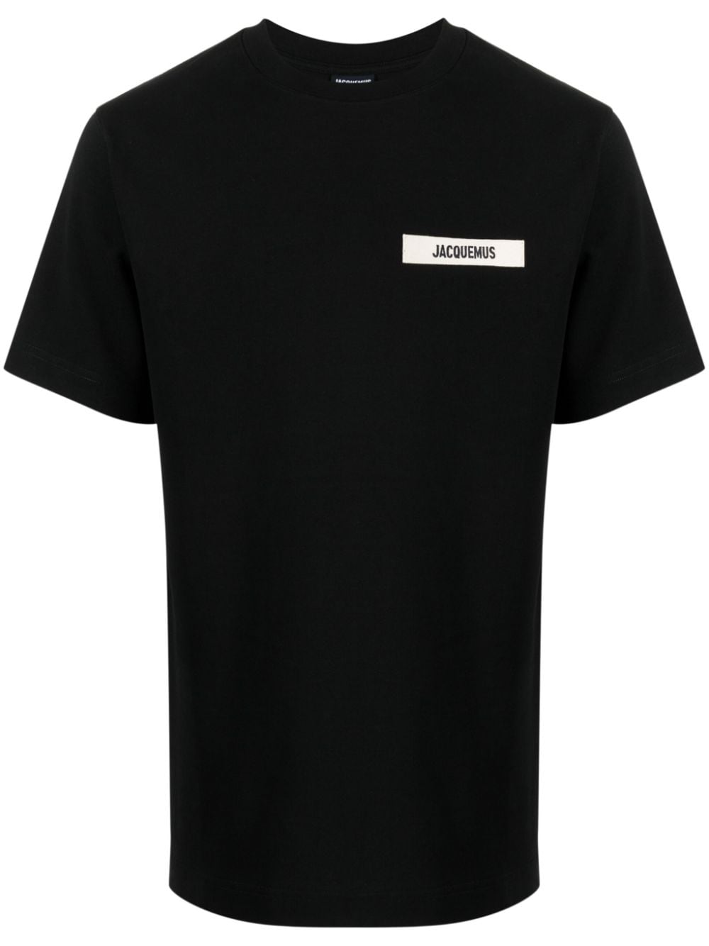 Jacquemus T - Shirt noir patch logo - Lothaire