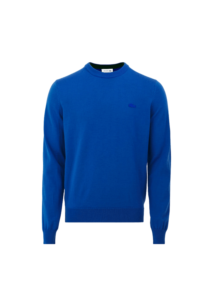 Lacoste - Pull mérinos col rond lazuli - Lothaire