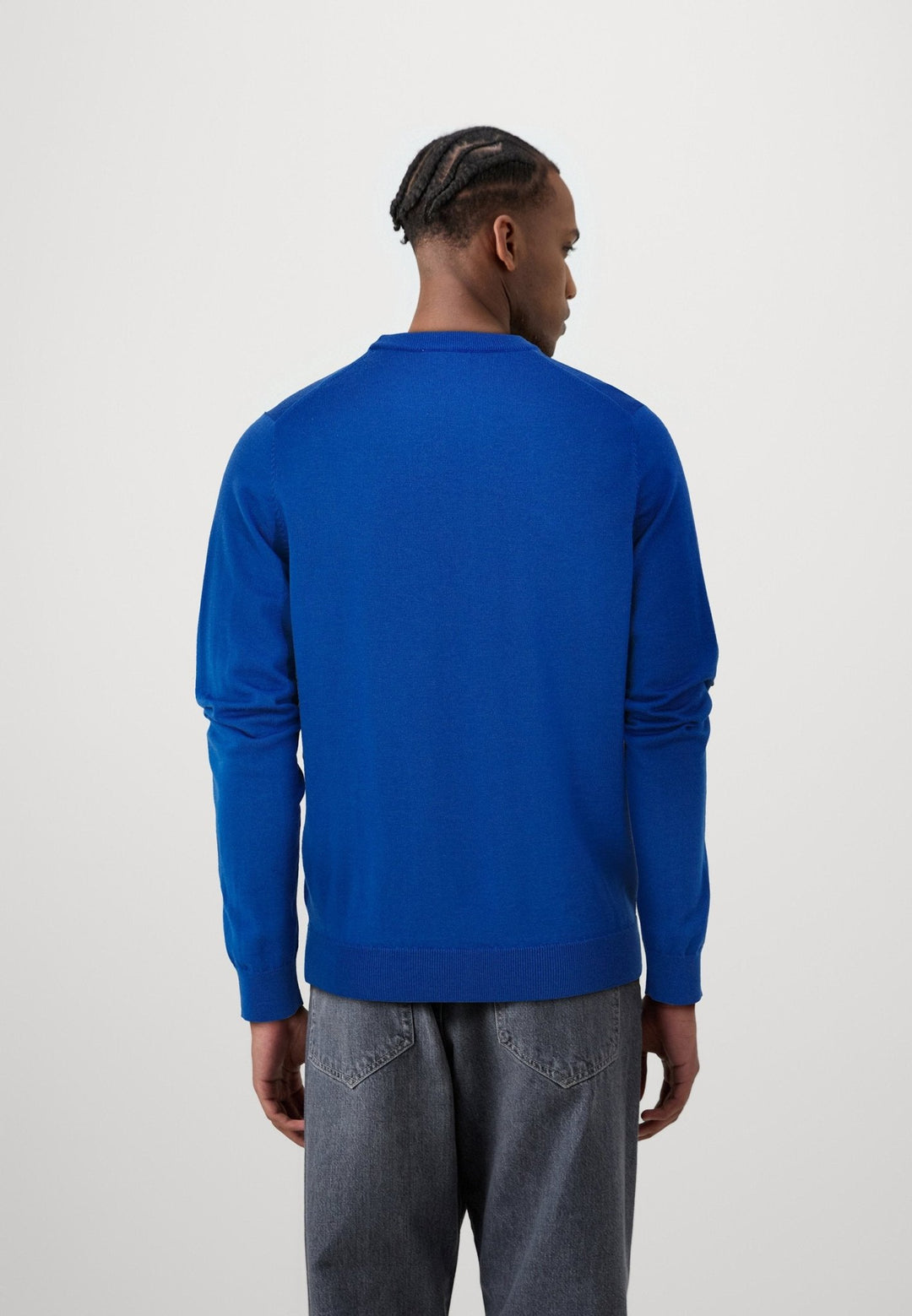 Lacoste - Pull mérinos col rond lazuli - Lothaire