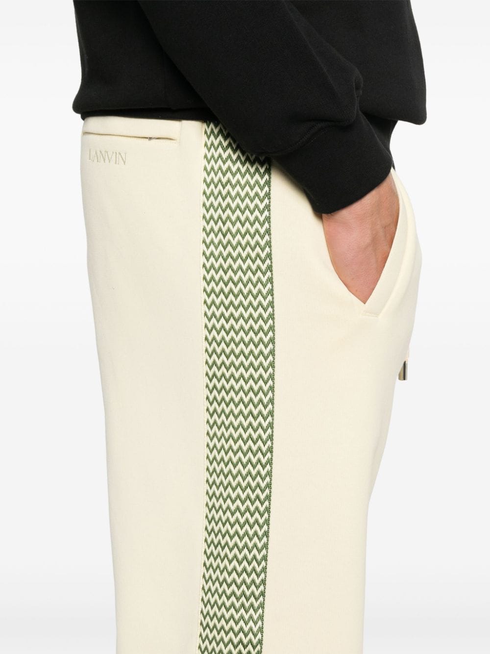 LANVIN - Pantalon de jogging Side Curb beige - Lothaire