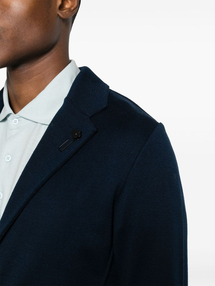 LARDINI - Blazer en coton à simple boutonnage - Lothaire