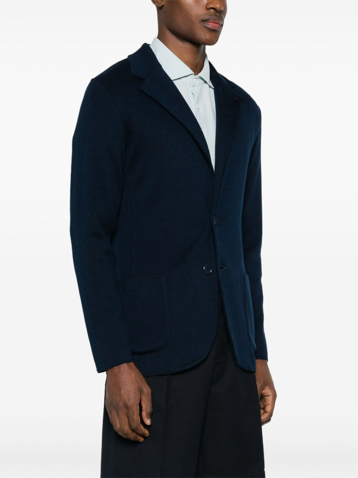 LARDINI - Blazer en coton à simple boutonnage - Lothaire