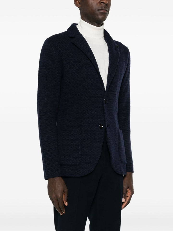 LARDINI Veste à simple boutonnage bleu marine - Lothaire