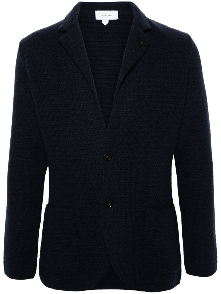 LARDINI Veste à simple boutonnage bleu marine - Lothaire