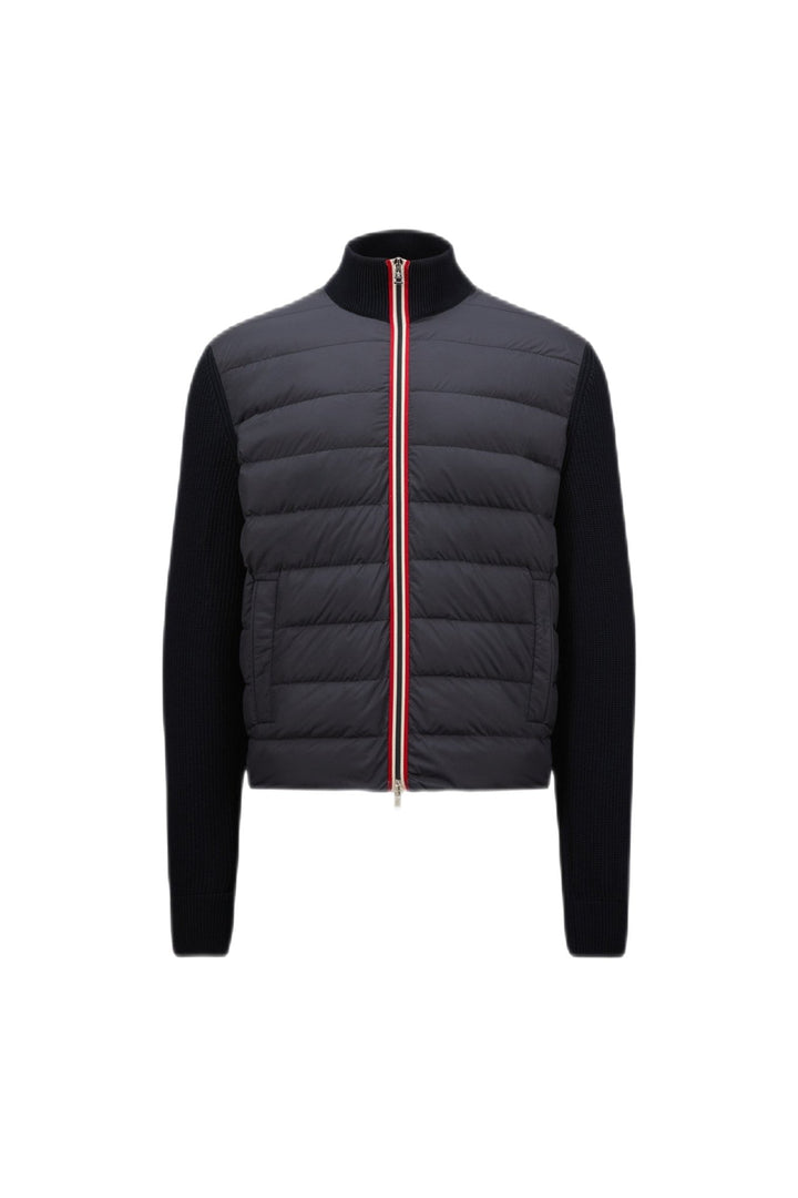 MONCLER - Cardigan zippé matelassé en coton - Lothaire