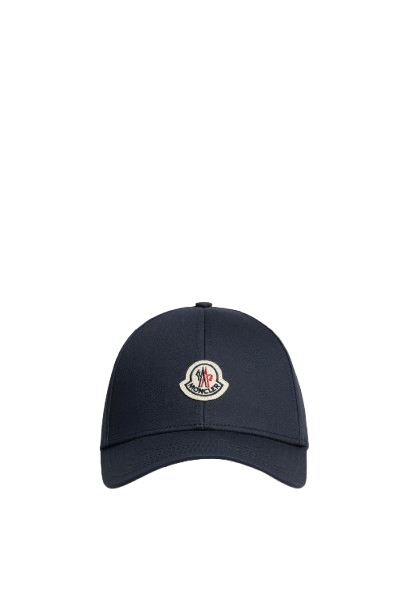 MONCLER - CASQUETTE EN GABARDINE Bleu marine - Lothaire