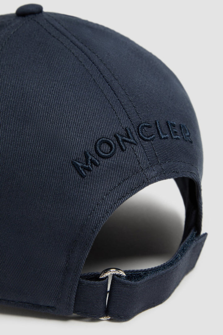 MONCLER - CASQUETTE EN GABARDINE Bleu marine - Lothaire