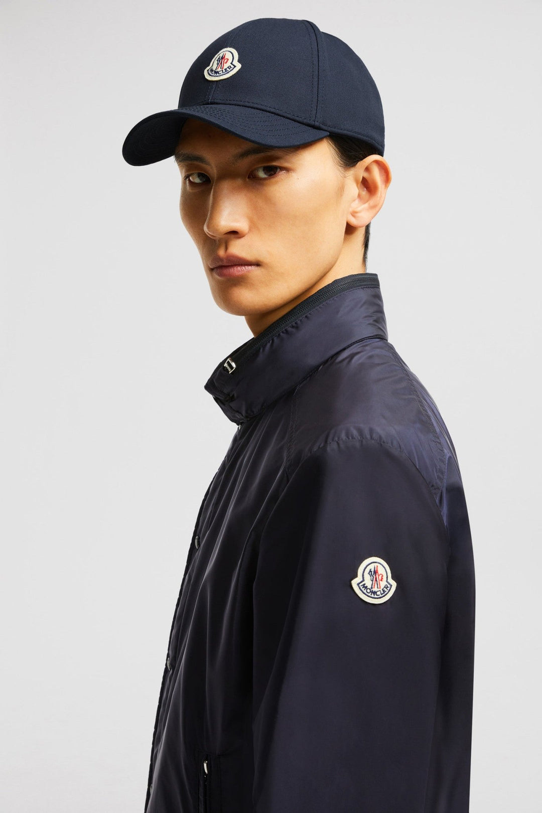 MONCLER - CASQUETTE EN GABARDINE Bleu marine - Lothaire