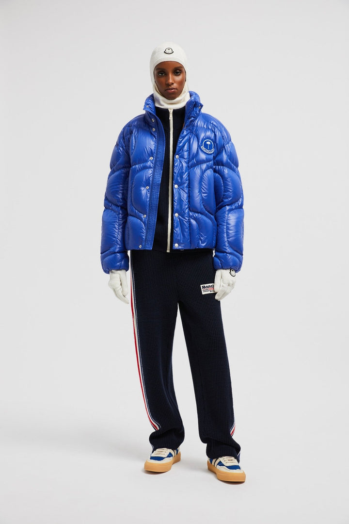 MONCLER - DOUDOUNE COURTE HAUNANI MONCLER X PALM ANGELS Navy - Lothaire