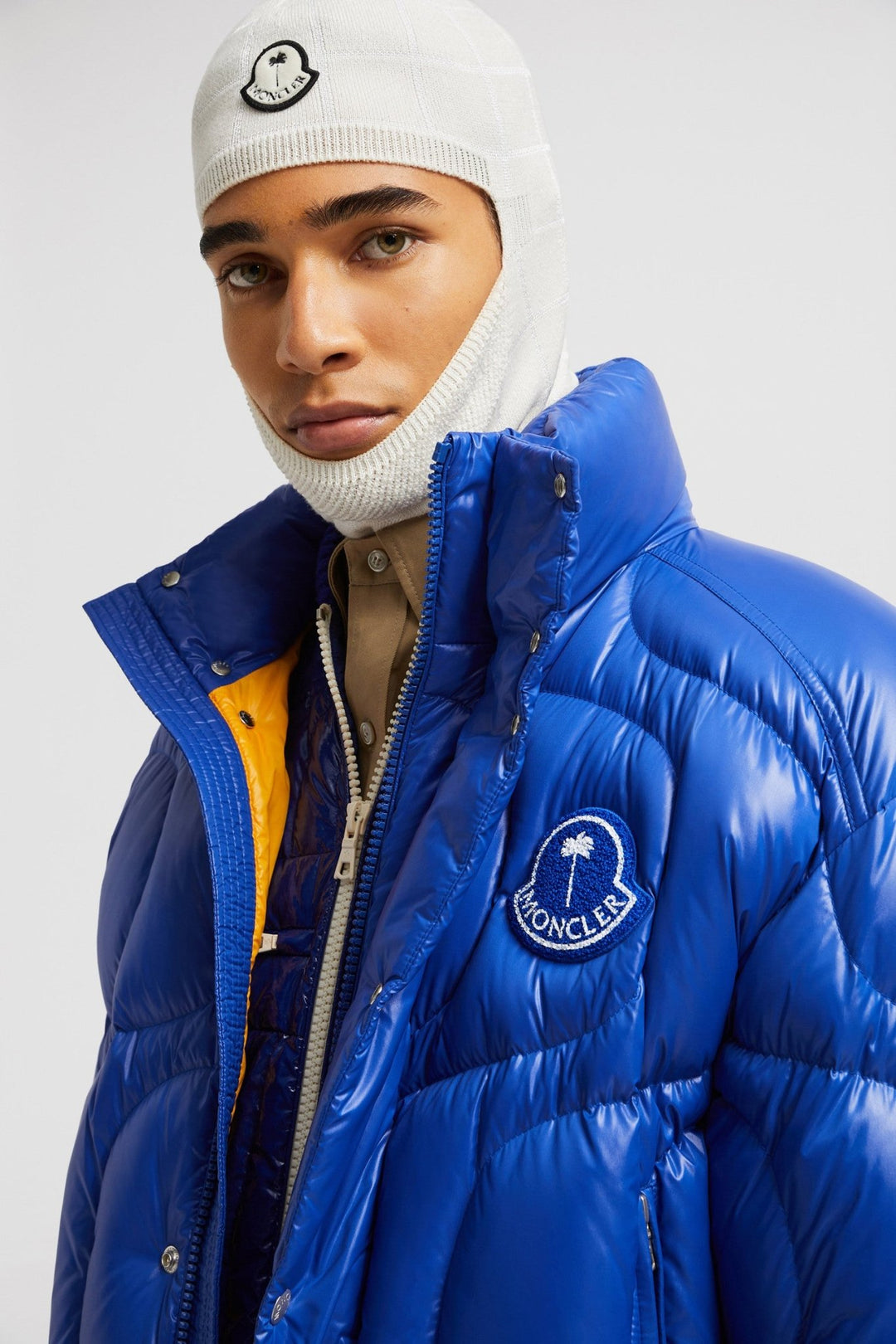 MONCLER - DOUDOUNE COURTE HAUNANI MONCLER X PALM ANGELS Navy - Lothaire