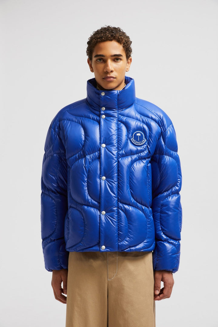 MONCLER - DOUDOUNE COURTE HAUNANI MONCLER X PALM ANGELS Navy - Lothaire