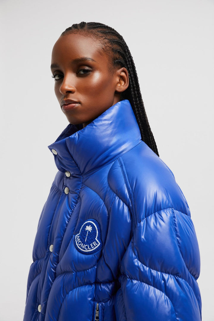 MONCLER - DOUDOUNE COURTE HAUNANI MONCLER X PALM ANGELS Navy - Lothaire