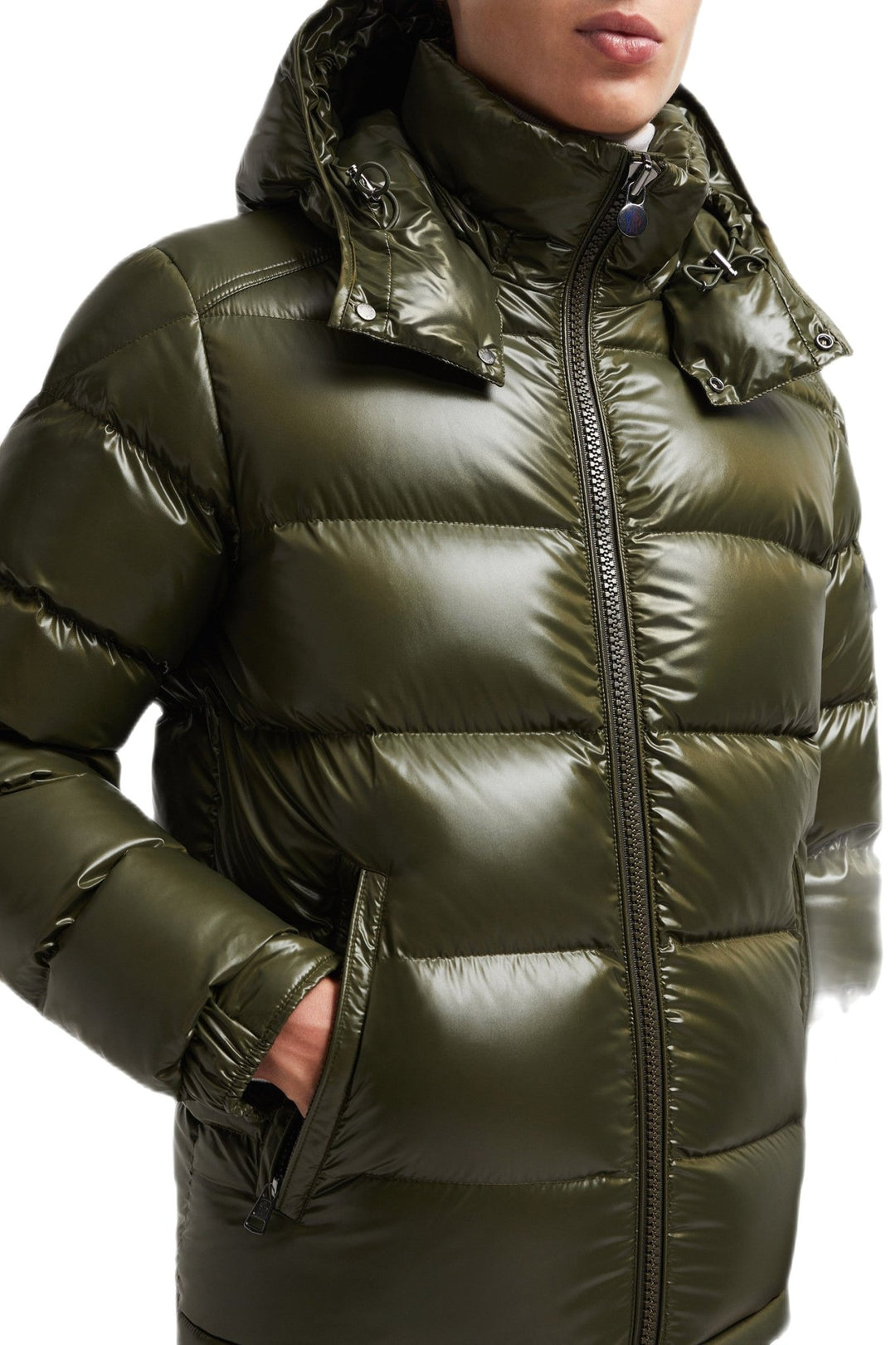 MONCLER - Doudoune courte Maya Vert olive - Lothaire