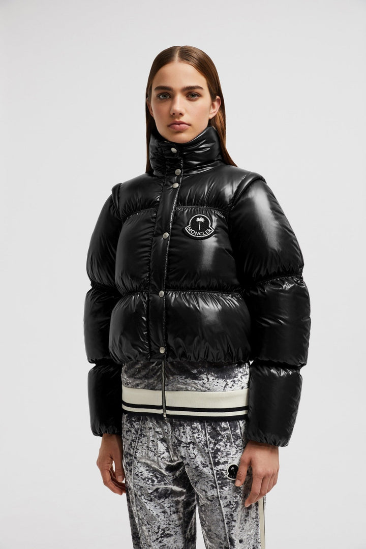 MONCLER - DOUDOUNE COURTE NOELLA MONCLER X PALM ANGELS Noir - Lothaire