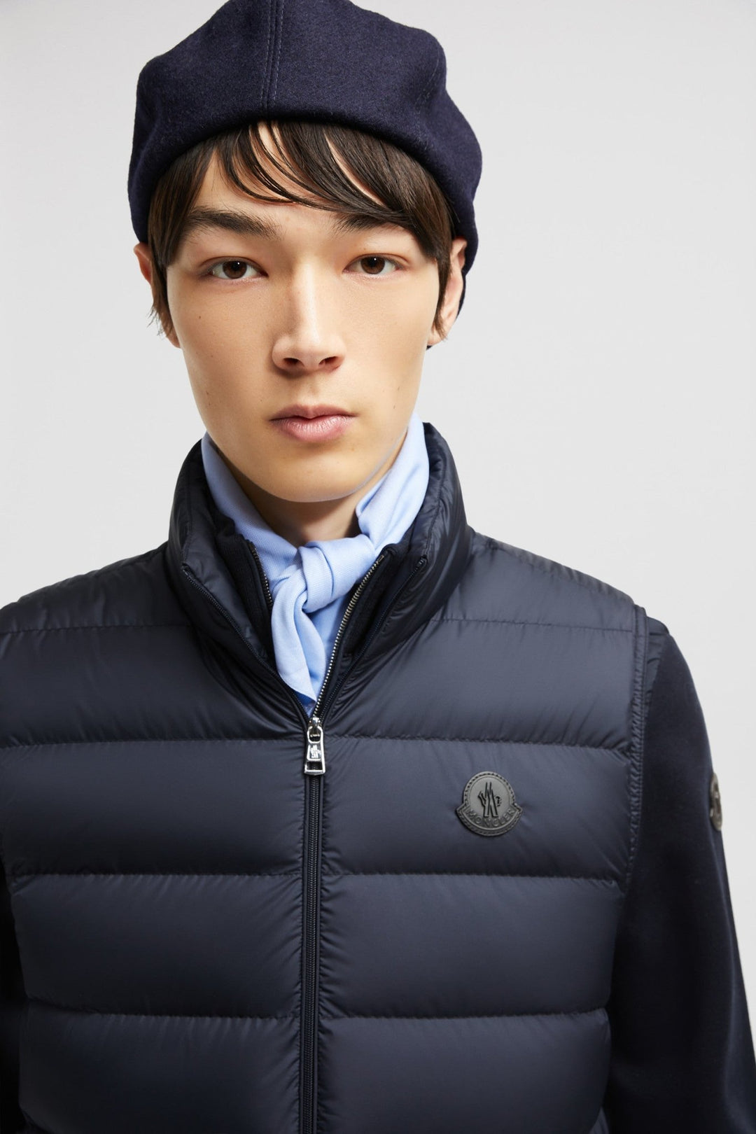 MONCLER - Doudoune sans manches Lechtal bleu marine - Lothaire