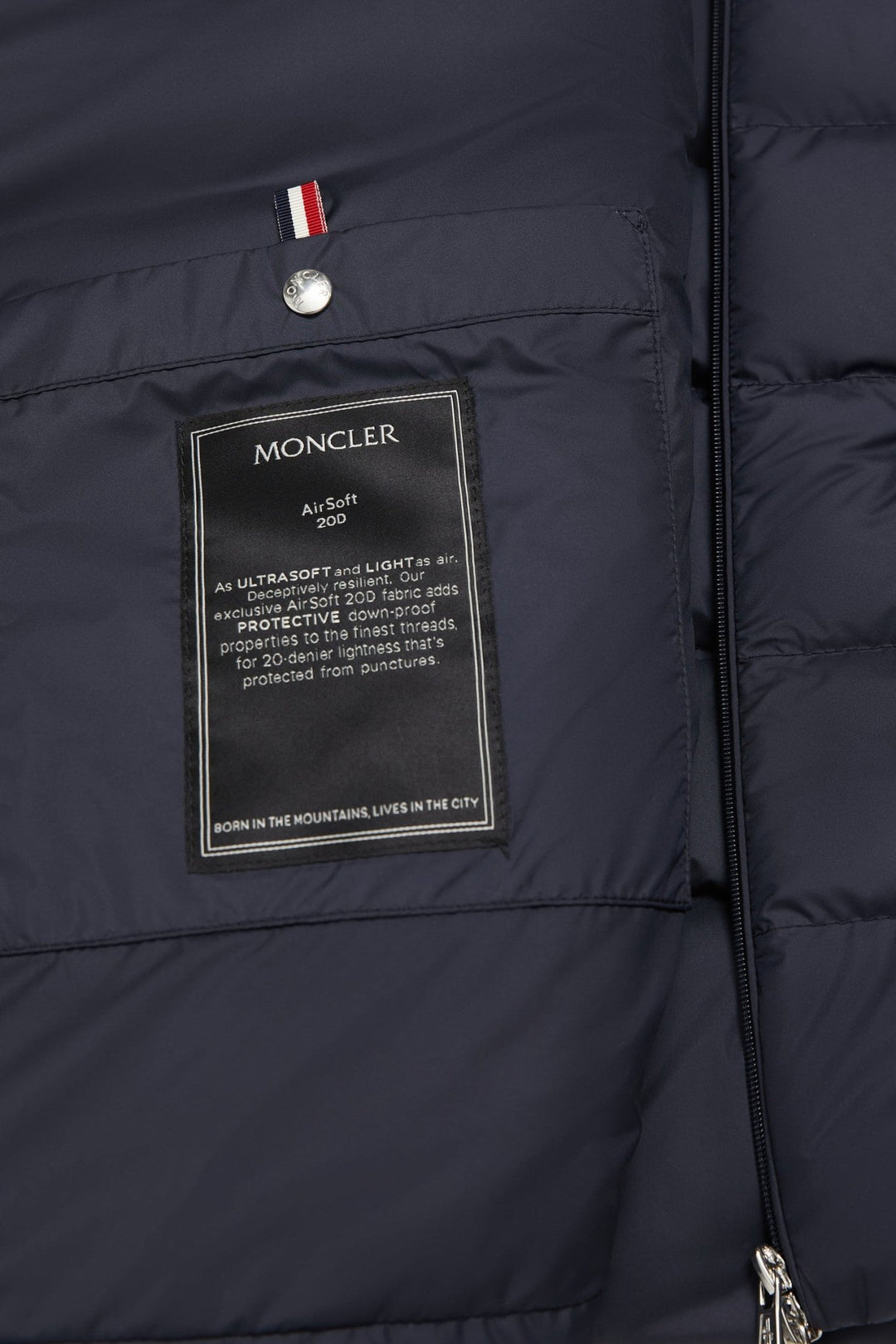 MONCLER - Doudoune sans manches Lechtal bleu marine - Lothaire