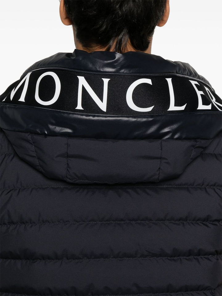 MONCLER - gilet Bourget bleu marine - Lothaire