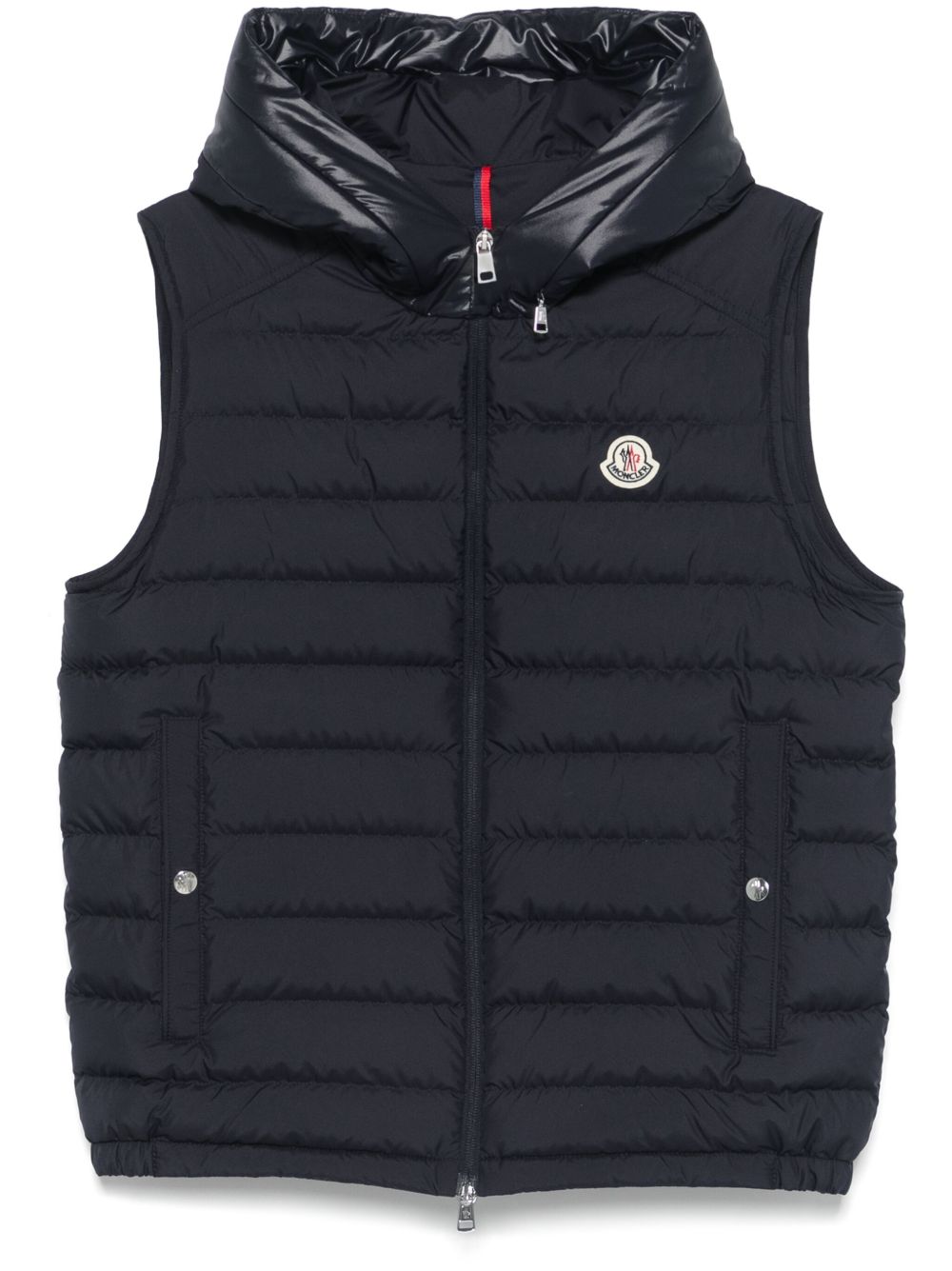 MONCLER - gilet Bourget bleu marine - Lothaire