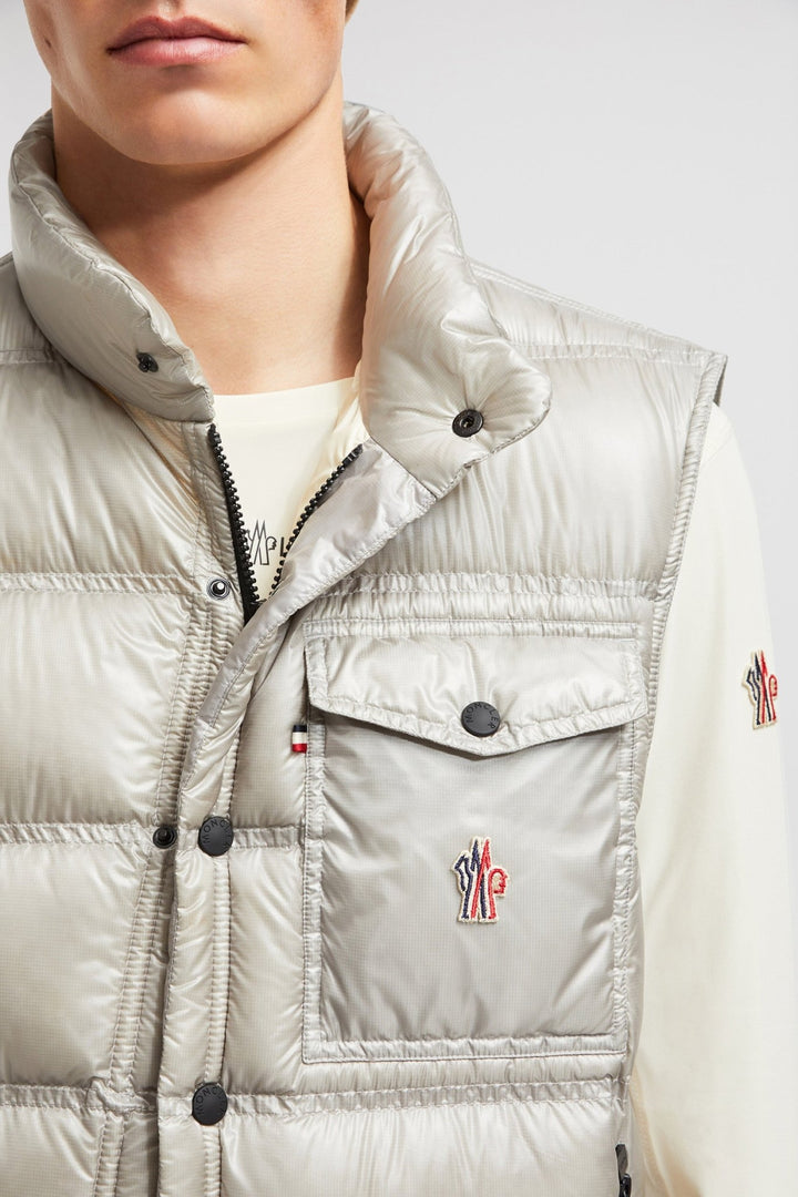 MONCLER GRENOBLE - Doudoune sans manches Nantu grise - Lothaire