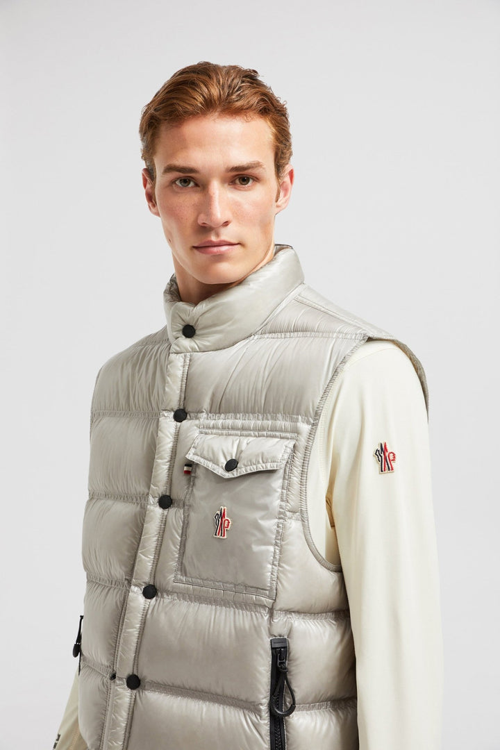 MONCLER GRENOBLE - Doudoune sans manches Nantu grise - Lothaire