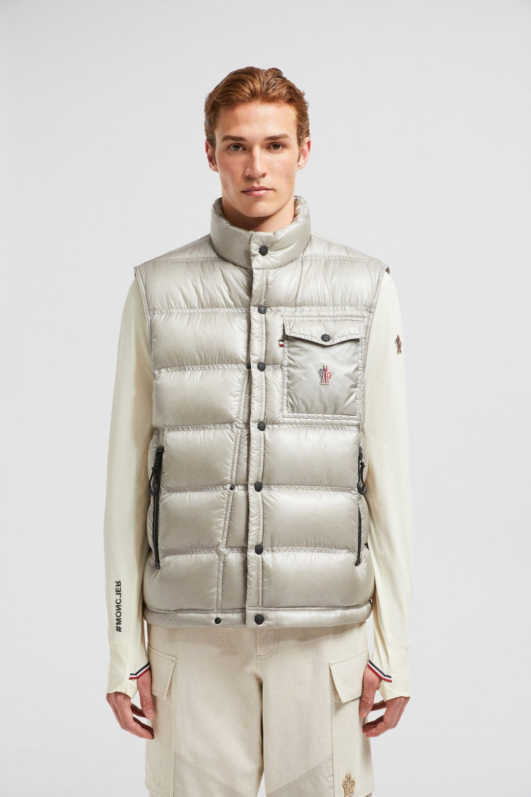 MONCLER GRENOBLE - Doudoune sans manches Nantu grise - Lothaire