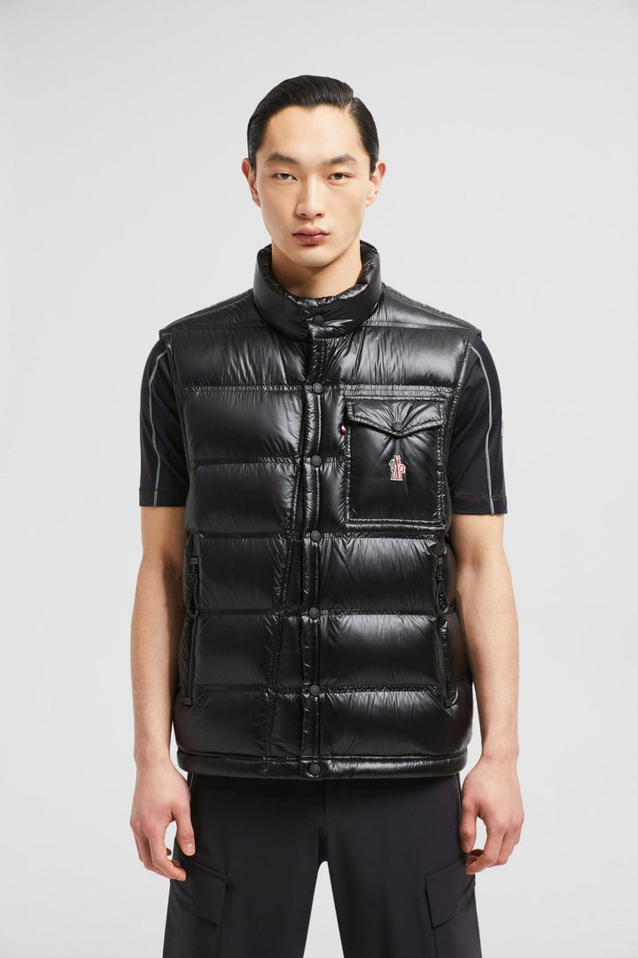 MONCLER GRENOBLE - Doudoune sans manches Nantu noir - Lothaire