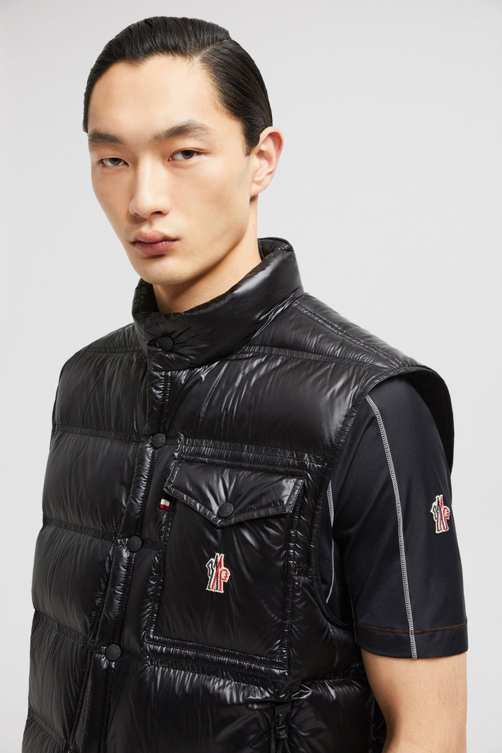 MONCLER GRENOBLE - Doudoune sans manches Nantu noir - Lothaire