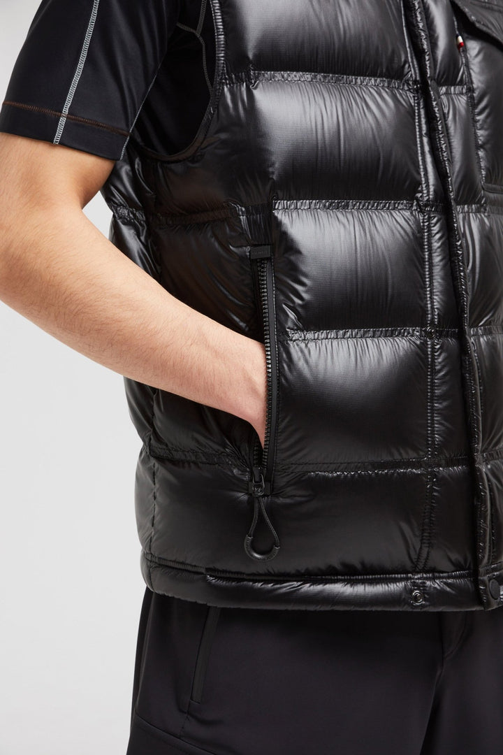 MONCLER GRENOBLE - Doudoune sans manches Nantu noir - Lothaire