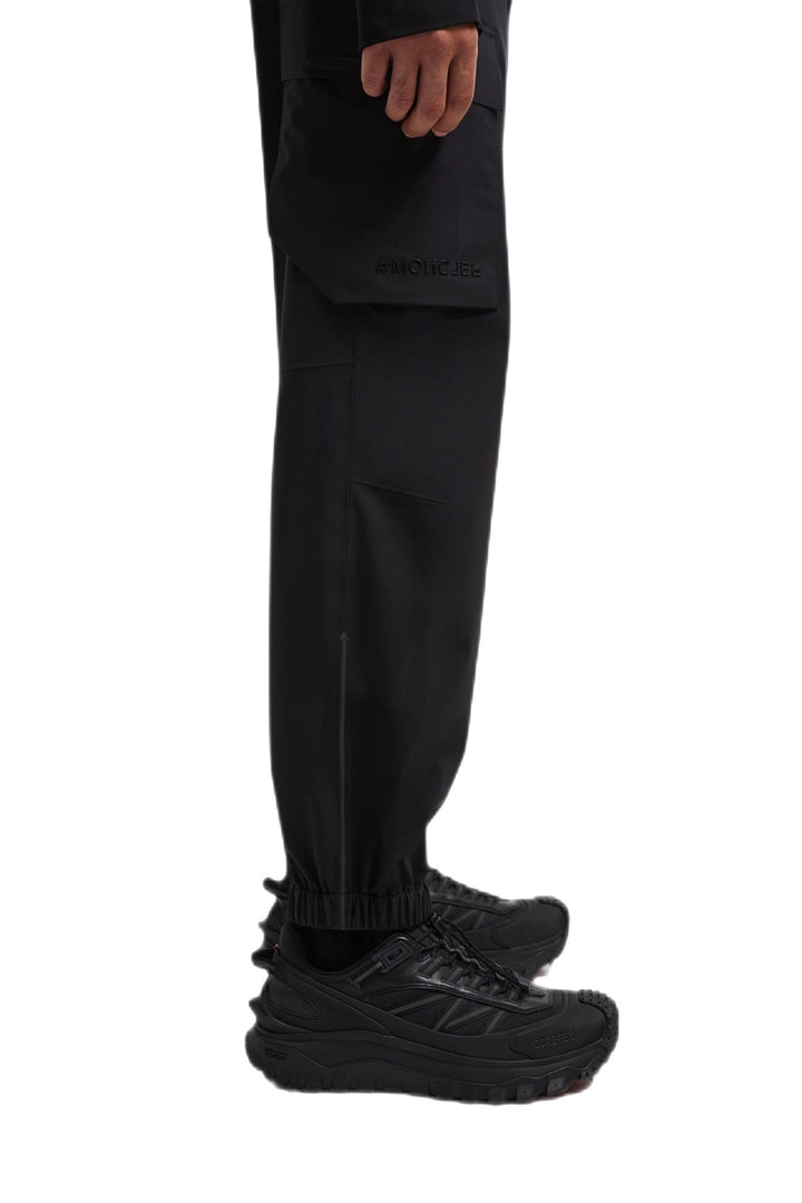 Moncler Grenoble pantalon cargo en maille shell résistante Noir - Lothaire