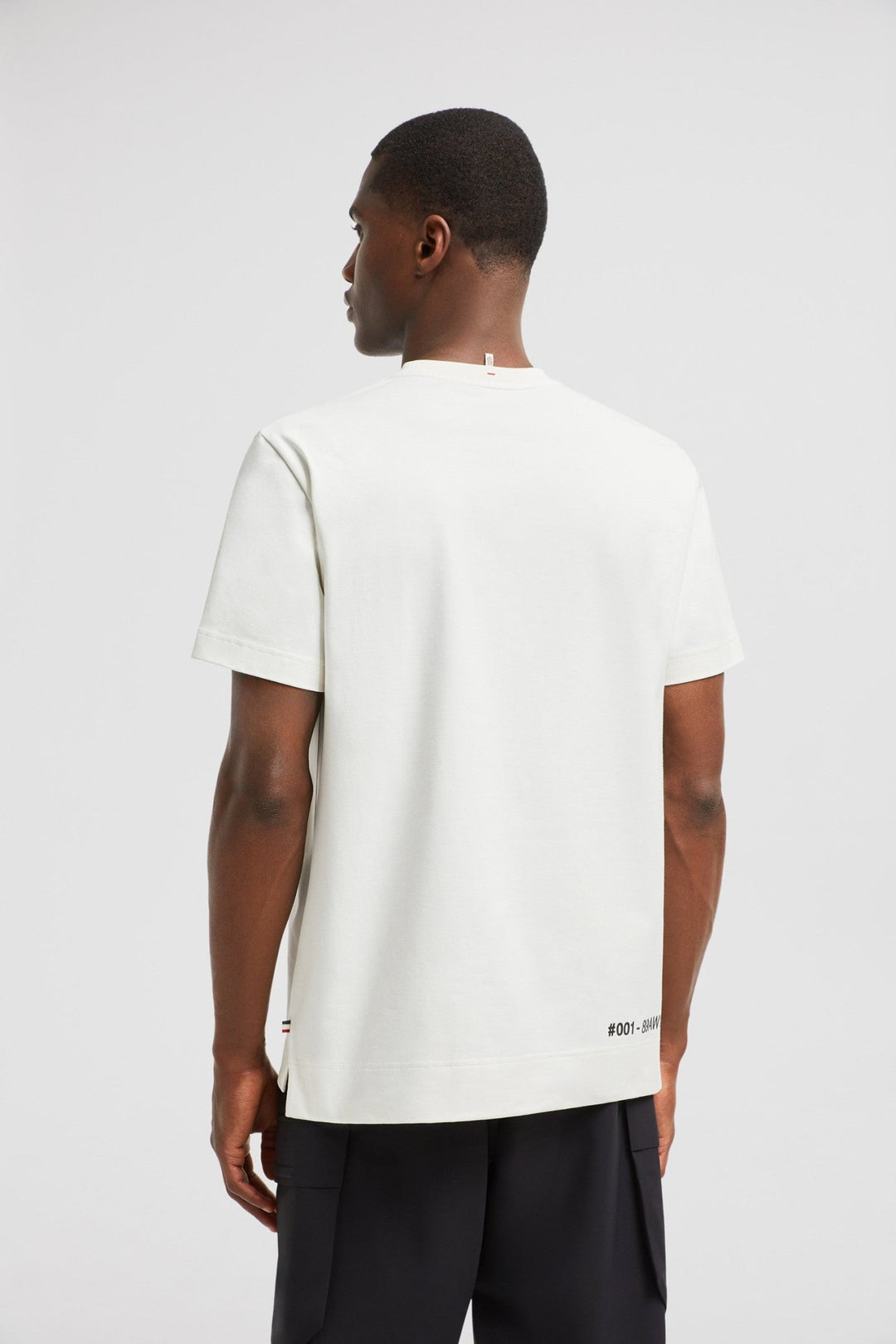 MONCLER GRENOBLE - T-shirt en coton à logo blanc creme - Lothaire