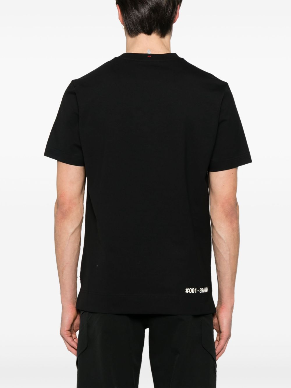 MONCLER GRENOBLE - T-shirt en coton à logo noir - Lothaire