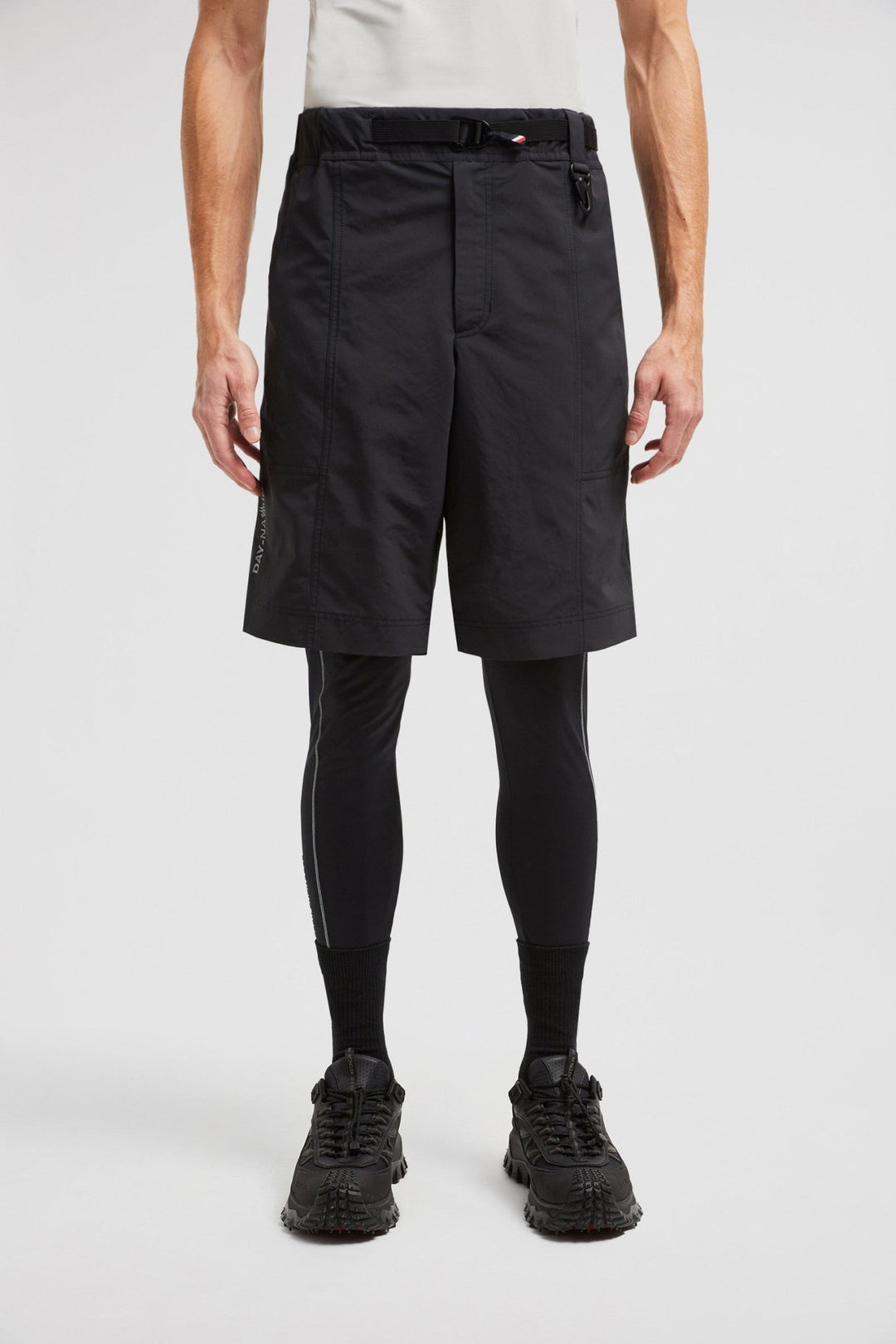 MONCLER - SHORT EN FROISSÉ TECHNIQUE Noir - Lothaire