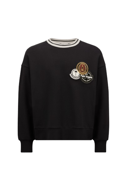 MONCLER - SWEAT EN COTON MONCLER X PALM ANGELS Noir - Lothaire