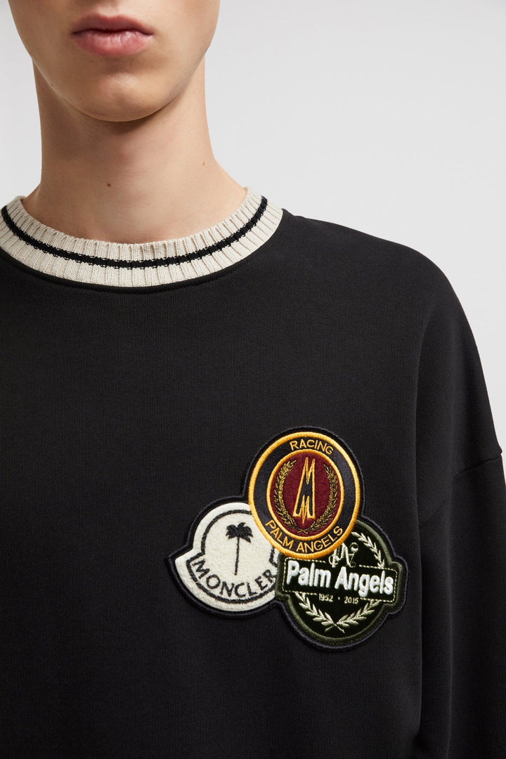 MONCLER - SWEAT EN COTON MONCLER X PALM ANGELS Noir - Lothaire