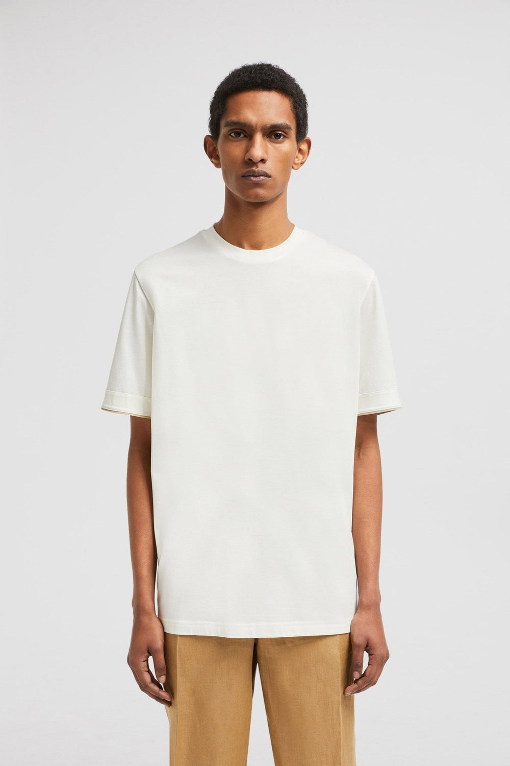 MONCLER - T - SHIRT EN COTON Blanc - Lothaire