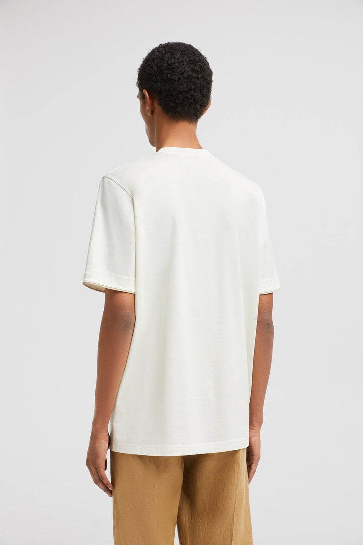 MONCLER - T - SHIRT EN COTON Blanc - Lothaire