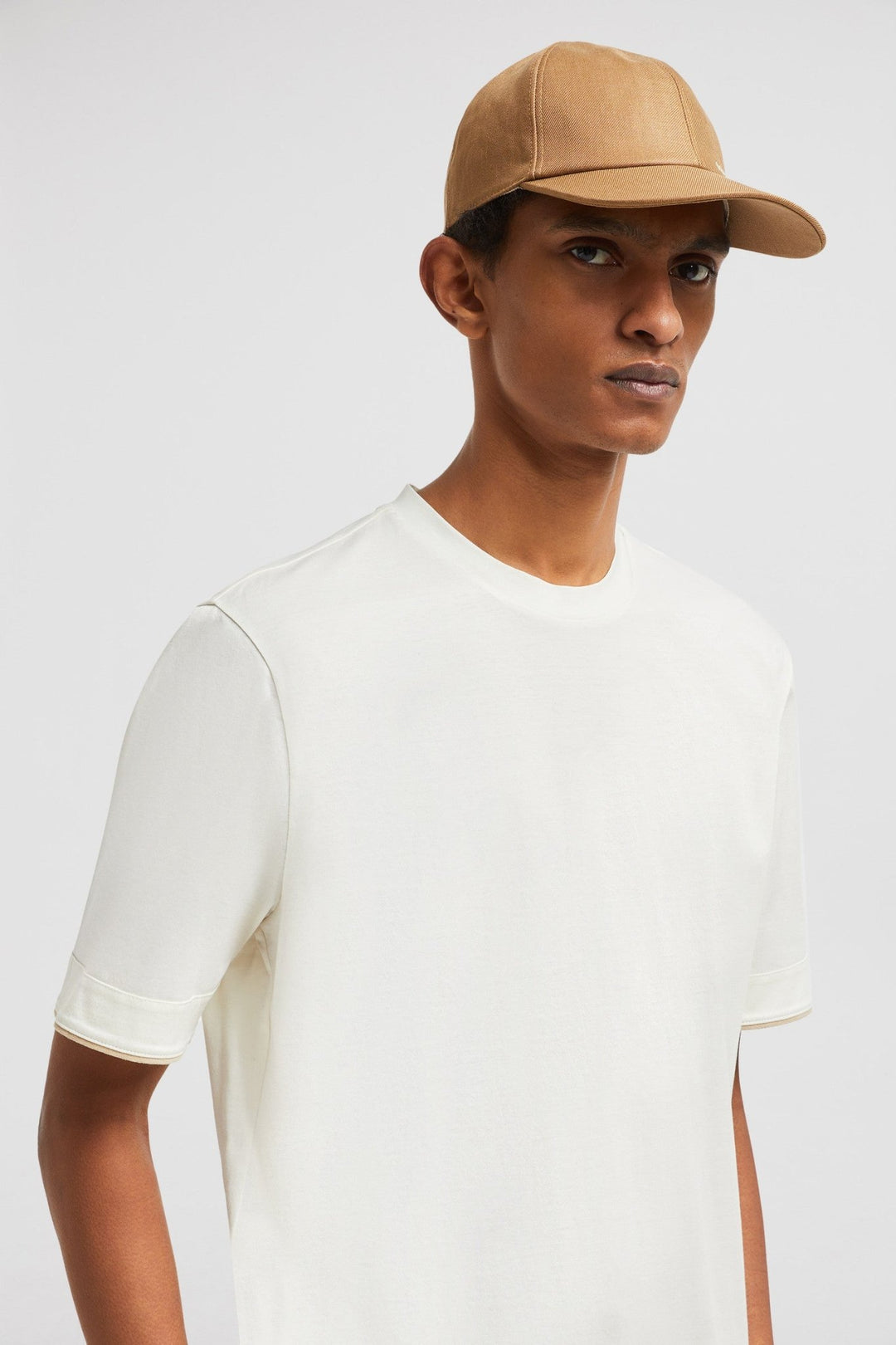 MONCLER - T - SHIRT EN COTON Blanc - Lothaire