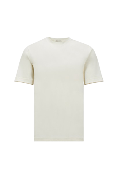 MONCLER - T - SHIRT EN COTON Blanc - Lothaire