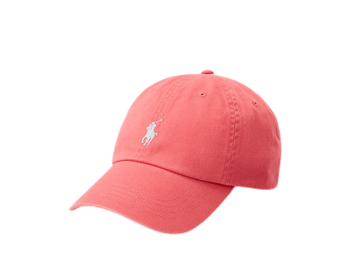 Polo Ralph Lauren - Casquette de baseball coton chino Pale Red - Lothaire