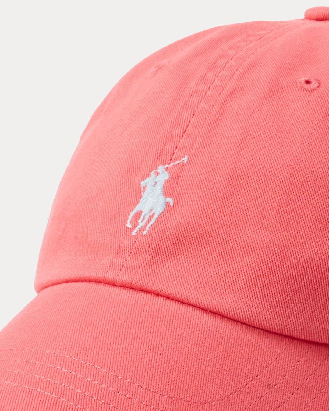 Polo Ralph Lauren - Casquette de baseball coton chino Pale Red - Lothaire