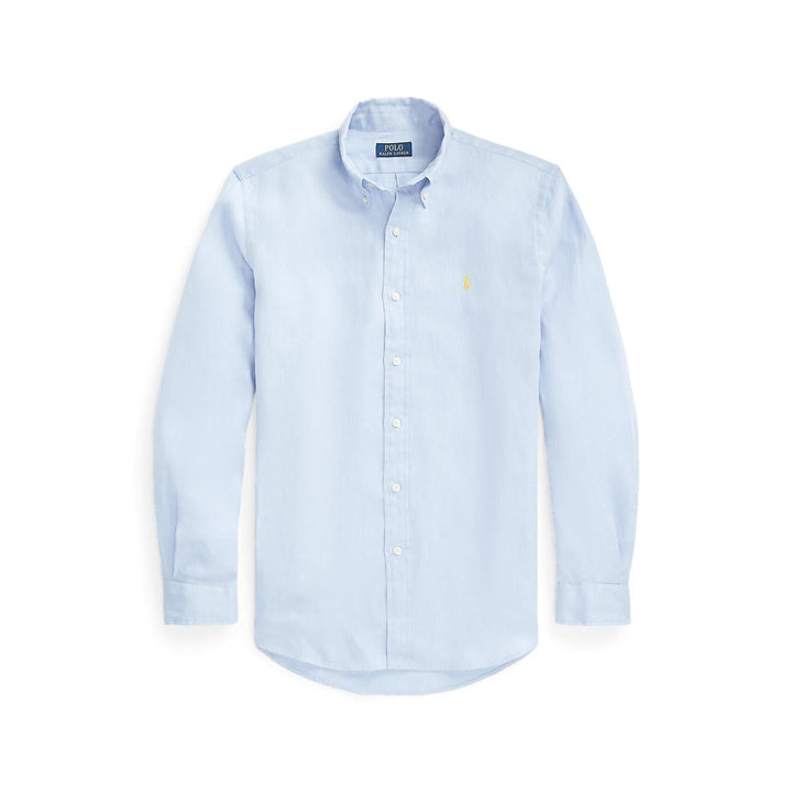 Polo Ralph Lauren - Chemise en lin Bleu coupe ajustée - Lothaire