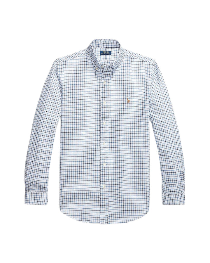 Polo Ralph Lauren - Chemise Oxford à carreaux bleu / blanc - Lothaire