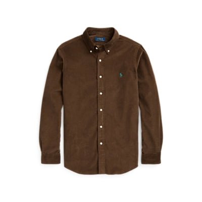 Polo Ralph Lauren - Chemise velours Corduroy chocolat - Lothaire