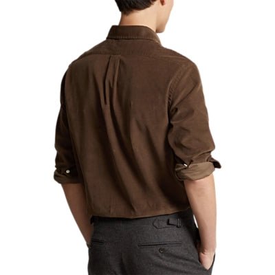 Polo Ralph Lauren - Chemise velours Corduroy chocolat - Lothaire