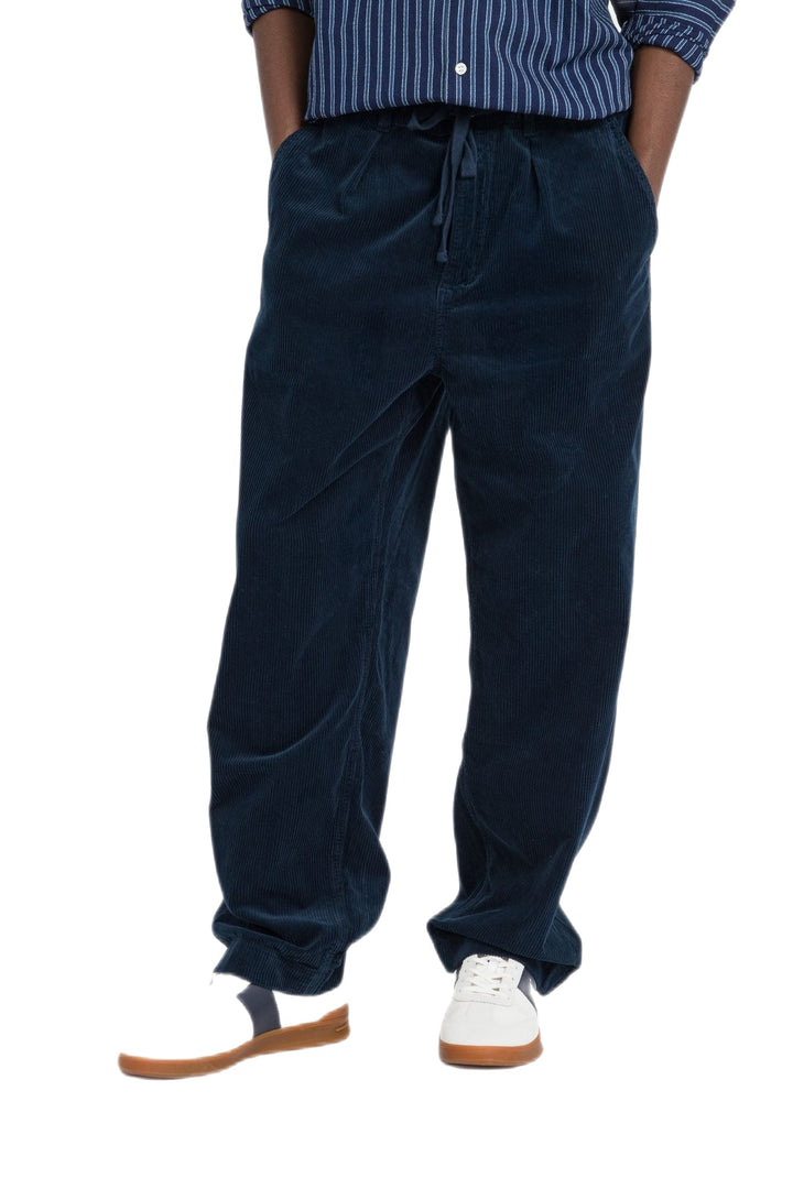 Polo Ralph Lauren - Pantalon classic fit Corduroy marine - Lothaire