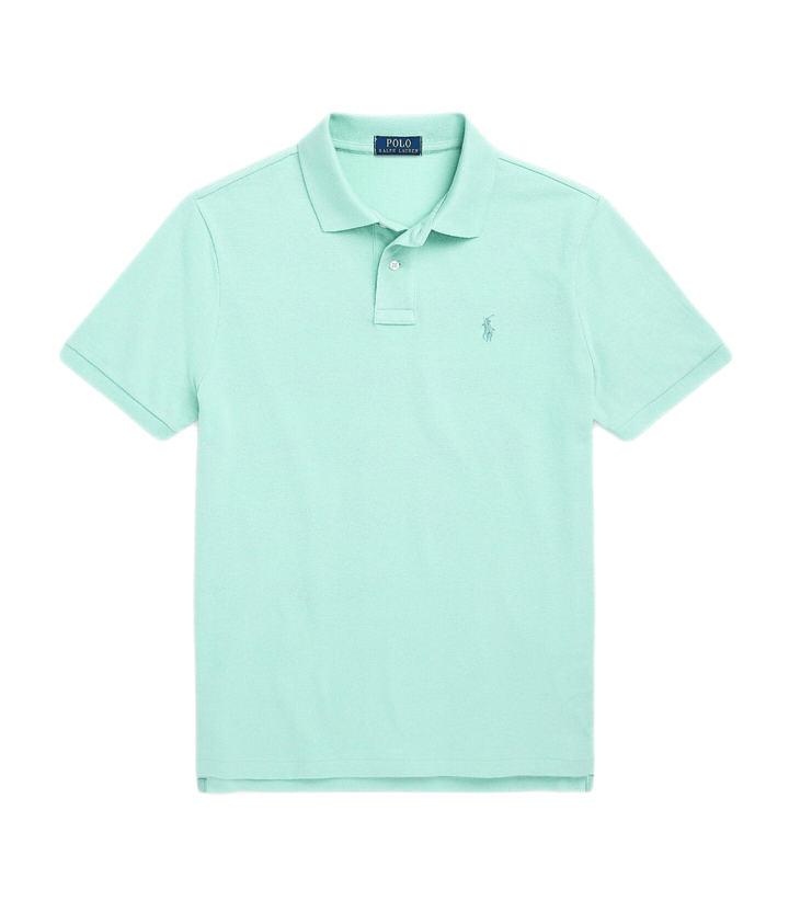 Polo Ralph Lauren - Polo coupe ajustée en piqué celadon/c7580 - Lothaire