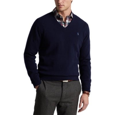 Polo Ralph Lauren - Pull cintré marine - Lothaire