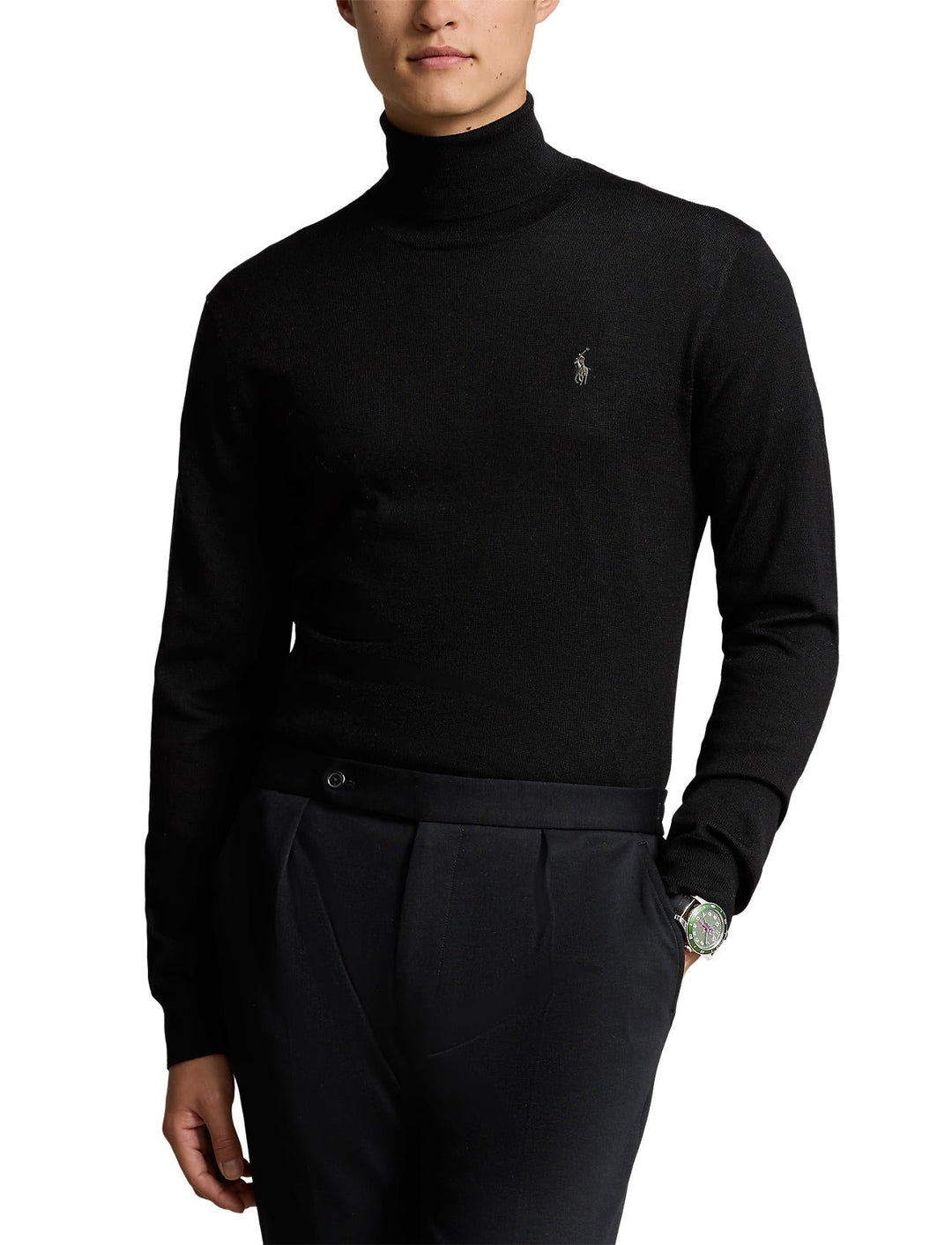 Polo Ralph Lauren - Pull col roulé Noir - Lothaire