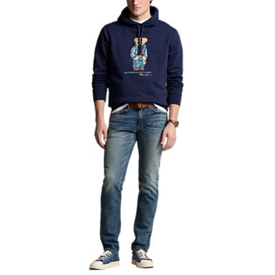 Polo Ralph Lauren - Sweat à capuche Polo Bear marine - Lothaire